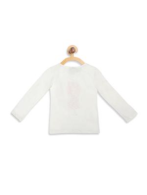 white cotton regular tee - 17493426 - Standard Image - 2
