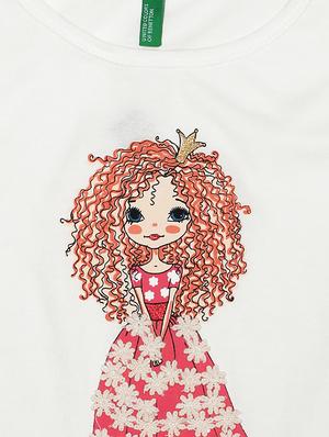white cotton regular tee - 17493426 - Standard Image - 3