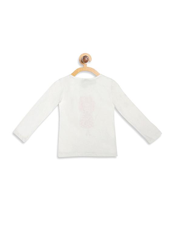 white cotton regular tee - 17493426 - Zoom Image - 2