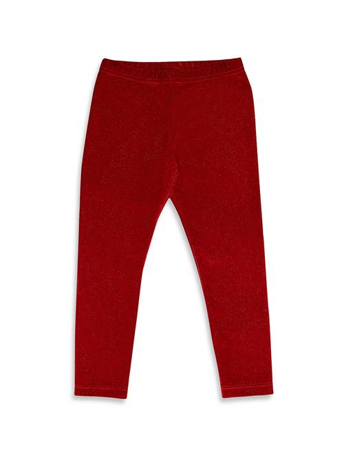 red cotton blend casual trouser - 17493576 - Standard Image - 1