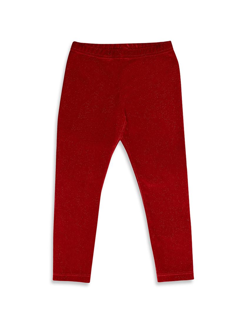 red cotton blend casual trouser - 17493576 - Zoom Image - 1