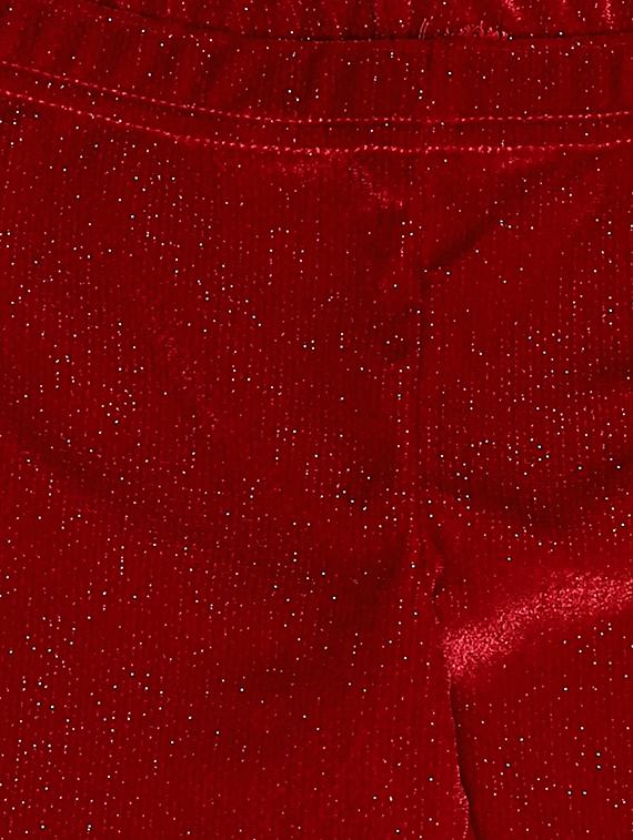 red cotton blend casual trouser - 17493576 - Zoom Image - 3