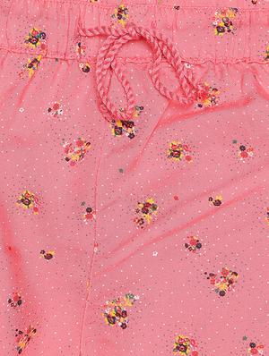 pink viscose casual trouser - 17493596 - Standard Image - 3