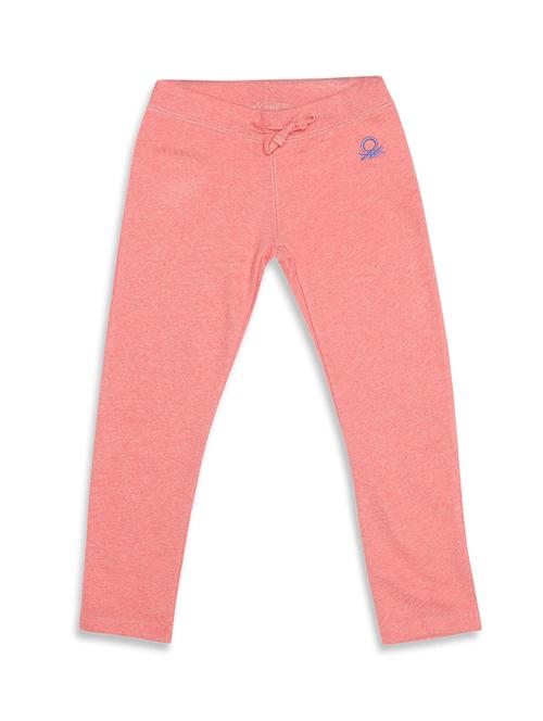 pink cotton blend casual trouser - 17493636 - Standard Image - 1
