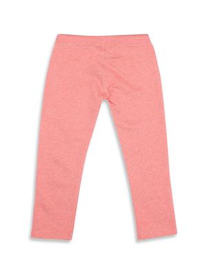 pink cotton blend casual trouser - 17493636 - Standard Image - 2
