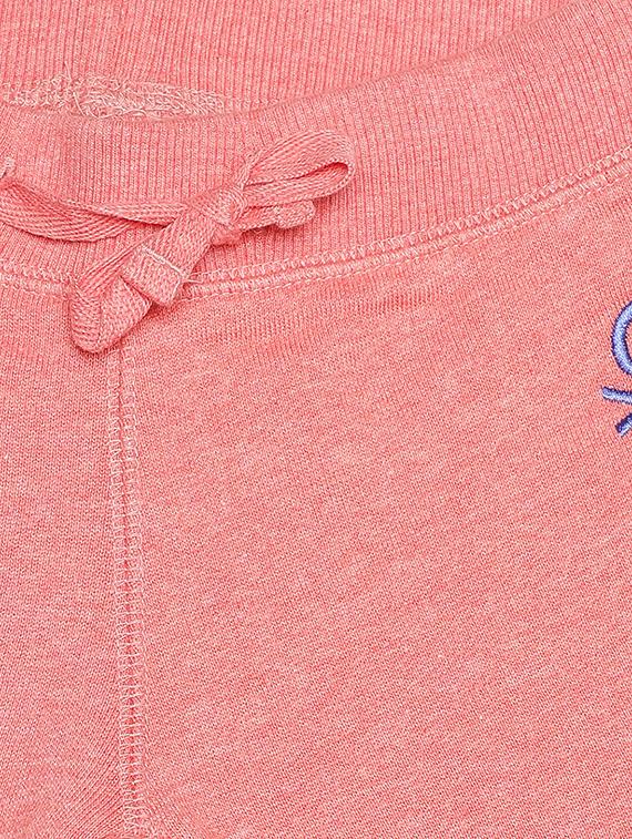 pink cotton blend casual trouser - 17493636 - Zoom Image - 3