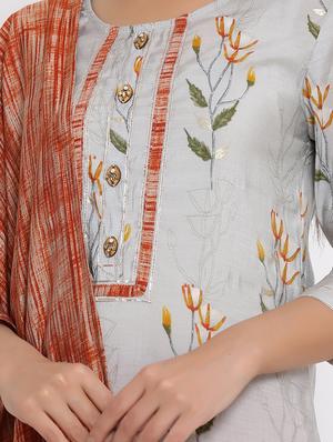 floral kurta sharara set - 17494065 - Standard Image - 5