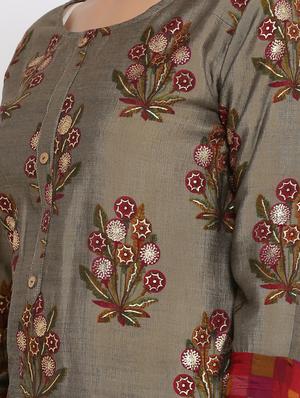 floral kurta pant set - 17494073 - Standard Image - 4