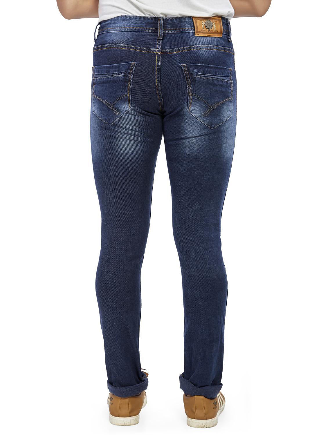 blue light washed side taped denim jeans - 17494173 - Zoom Image - 3