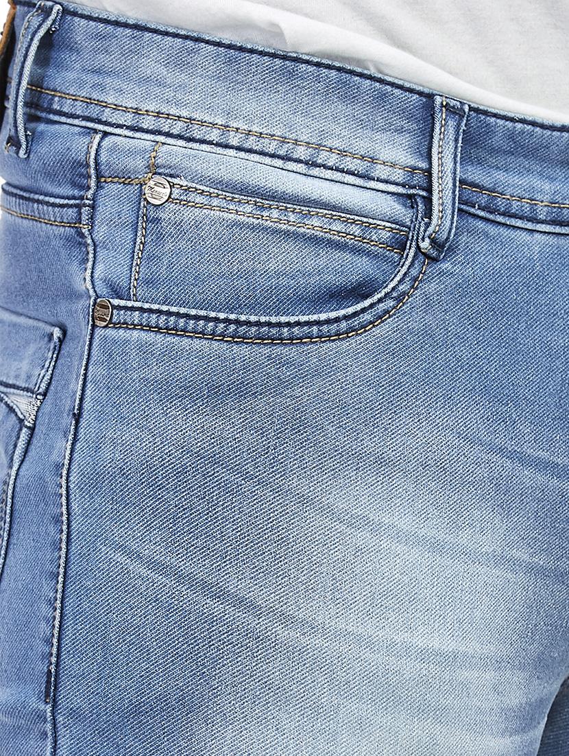 blue light washed denim jeans - 17494176 - Zoom Image - 5