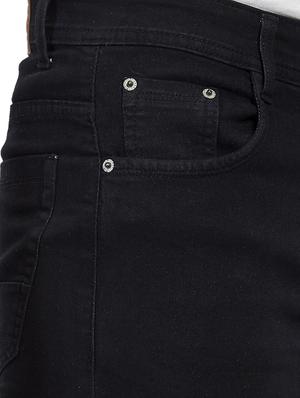 black plain denim jeans - 17494183 - Standard Image - 5