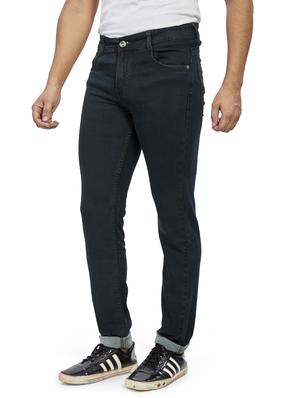 navy blue plain denim jeans - 17494184 - Standard Image - 2