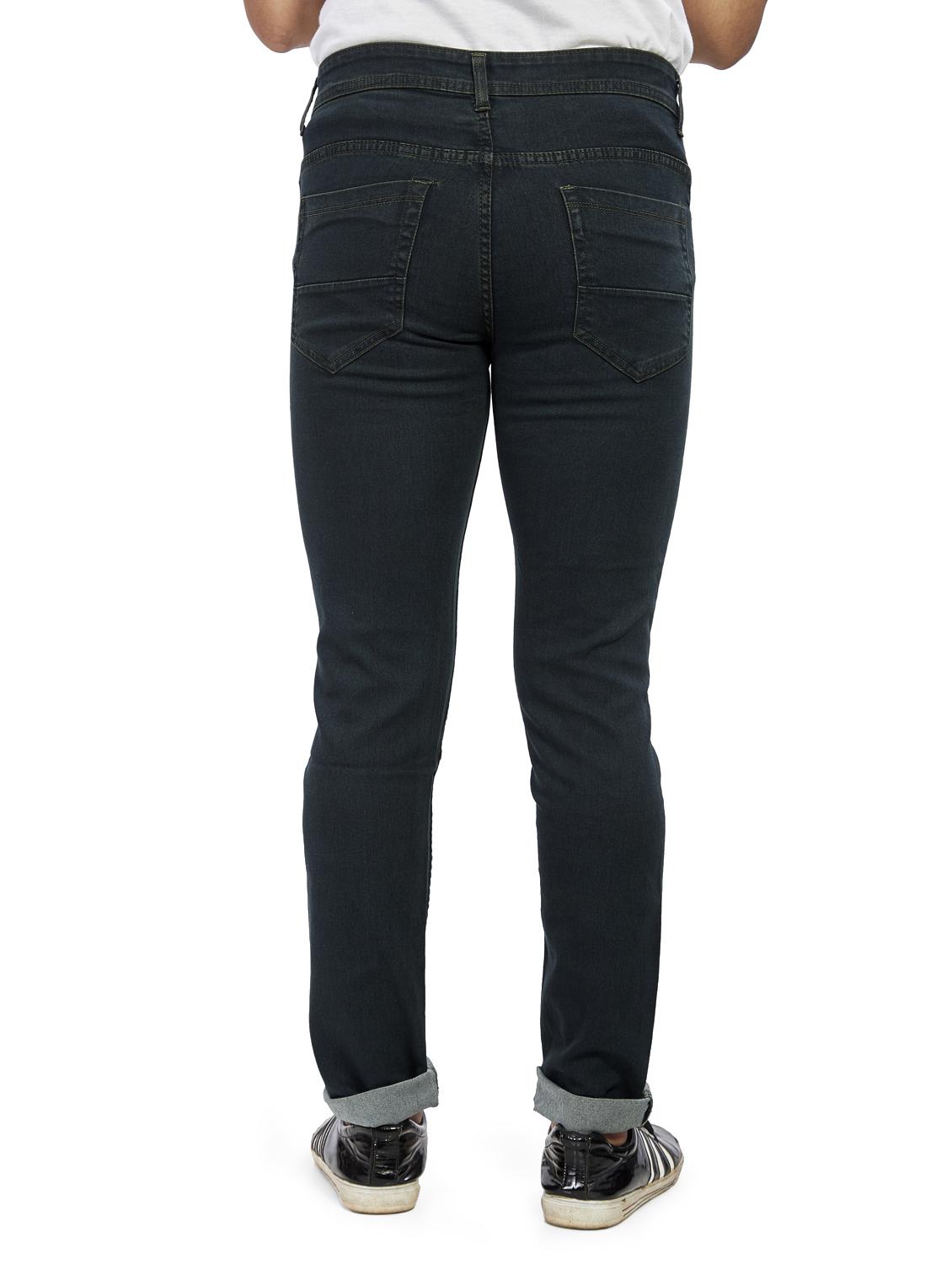 navy blue plain denim jeans - 17494184 - Zoom Image - 3