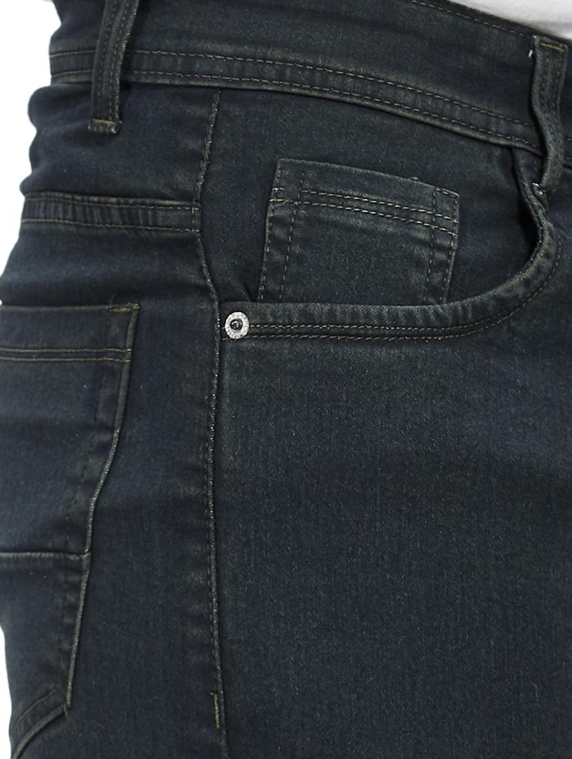 navy blue plain denim jeans - 17494184 - Zoom Image - 5