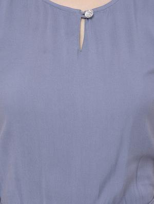 tie front full leg jumpsuit - 17494202 - Standard Image - 4