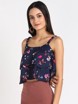 round neck solid top - 17494227 - Standard Image - 2