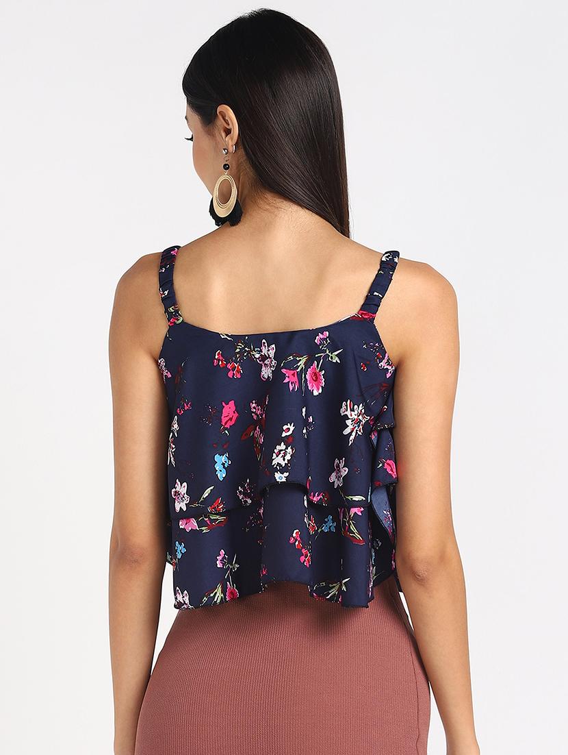 round neck solid top - 17494227 - Zoom Image - 3