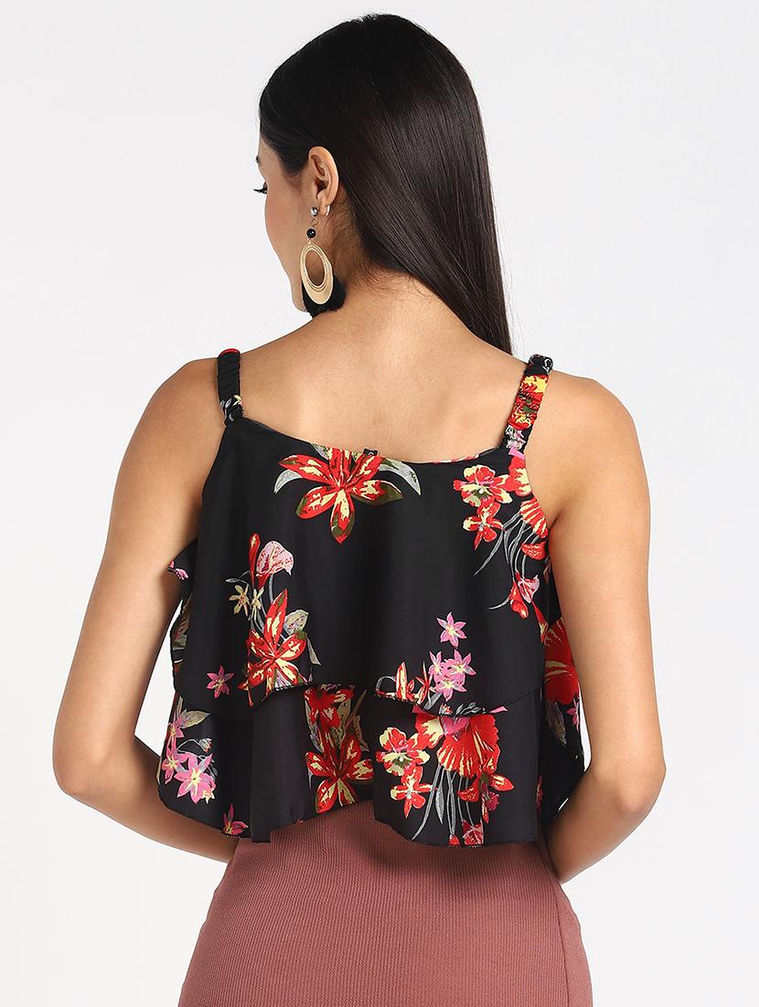 round neck solid top - 17494228 - Zoom Image - 3