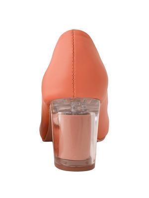 pink pu slip on pumps - 17494868 - Standard Image - 3