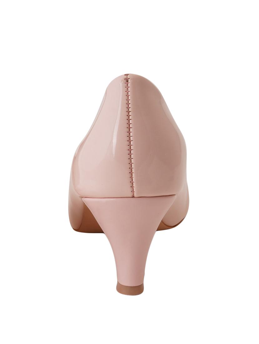pink pu slip on pumps - 17494875 - Zoom Image - 3
