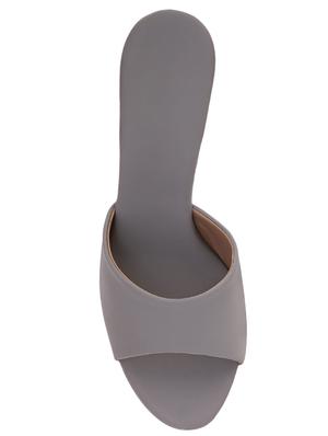 grey pu platforms sandals - 17494891 - Standard Image - 4
