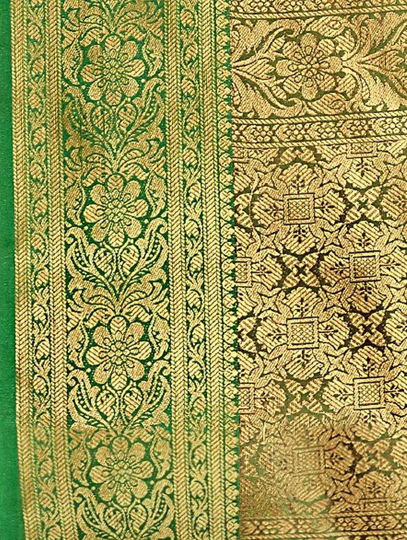 jacquard work paithani saree with blouse - 17494953 - Zoom Image - 2