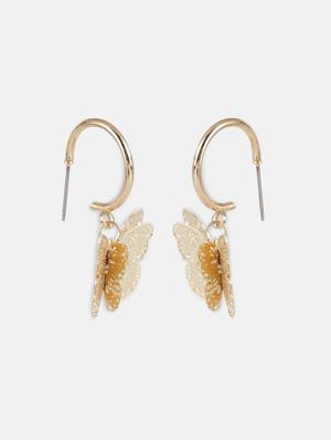 gold metal drop earring - 17495204 - Standard Image - 3