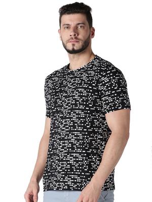 black printed t-shirt - 17495997 - Standard Image - 2