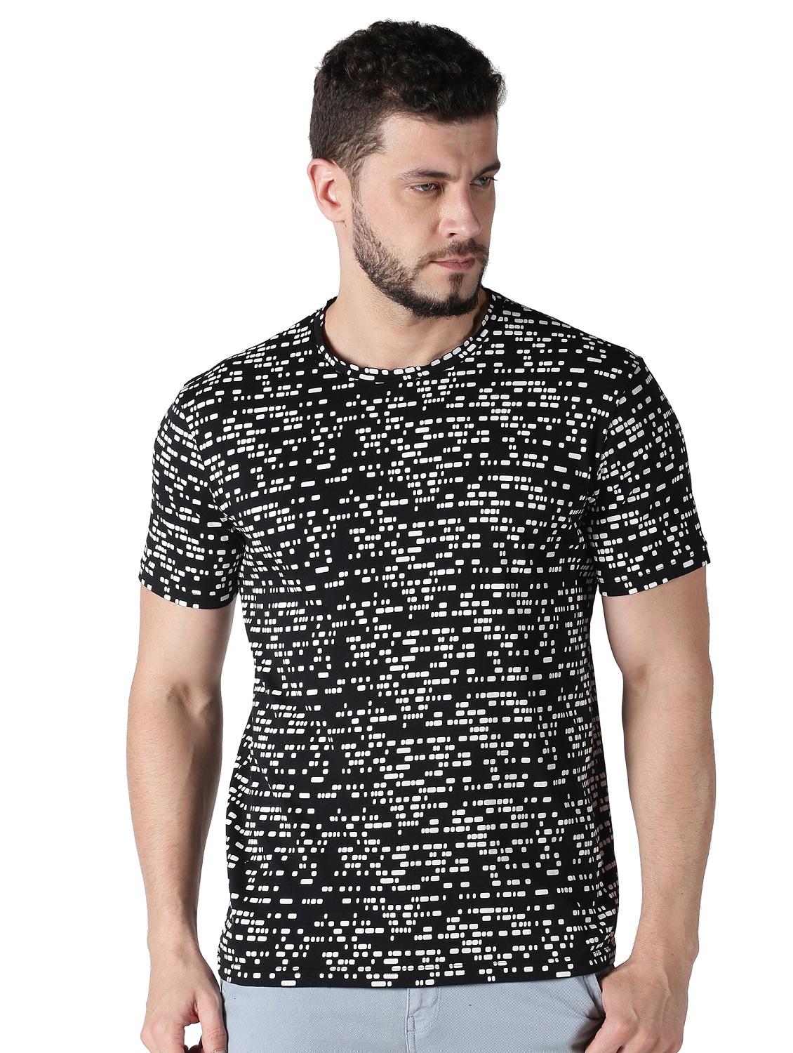 black printed t-shirt - 17495997 - Zoom Image - 1
