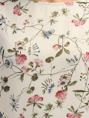 boat neck floral straight dress - 17496651 - Standard Image - 5