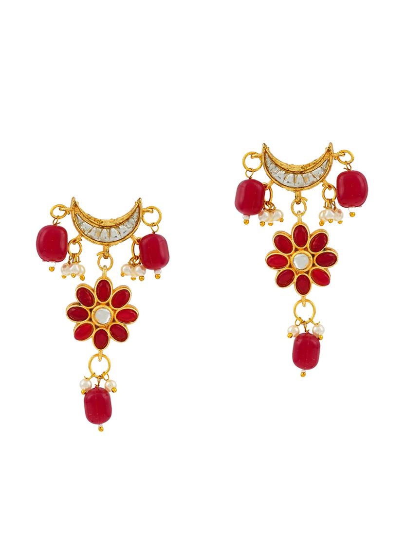 red tone gold brass short necklace - 17498477 - Zoom Image - 4