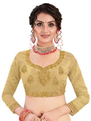 embroidered a-line lehenga - 17498538 - Standard Image - 4