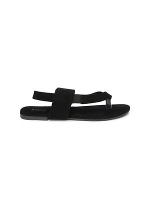 black velvet back strap sandals - 17498682 - Standard Image - 2