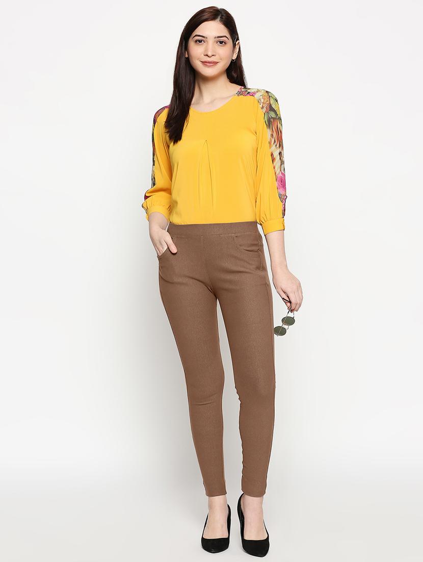 mid rise solid jeggings - 17498879 - Zoom Image - 4