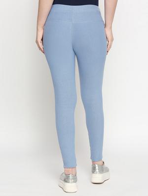 mid rise solid jeggings - 17498880 - Standard Image - 3