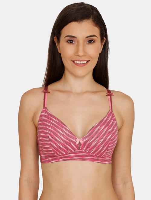 bow patch t-shirt bra - 17499039 - Standard Image - 1