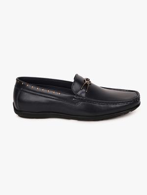 navy synthetic loafers - 17499110 - Standard Image - 2