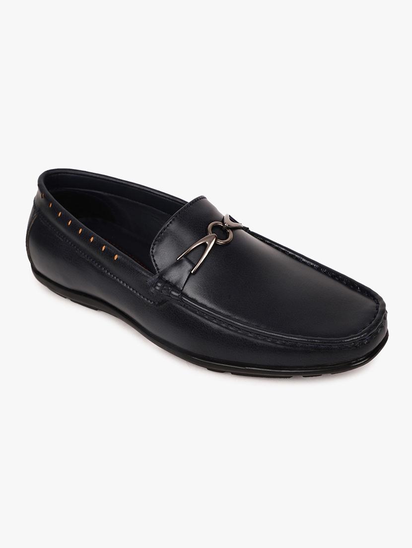 navy synthetic loafers - 17499110 - Zoom Image - 1