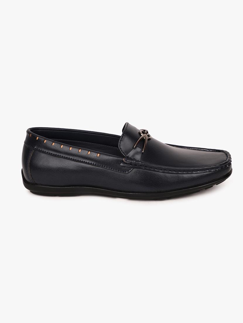 navy synthetic loafers - 17499110 - Zoom Image - 2