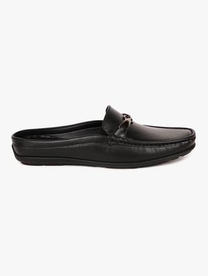 black synthetic loafers - 17499122 - Standard Image - 2