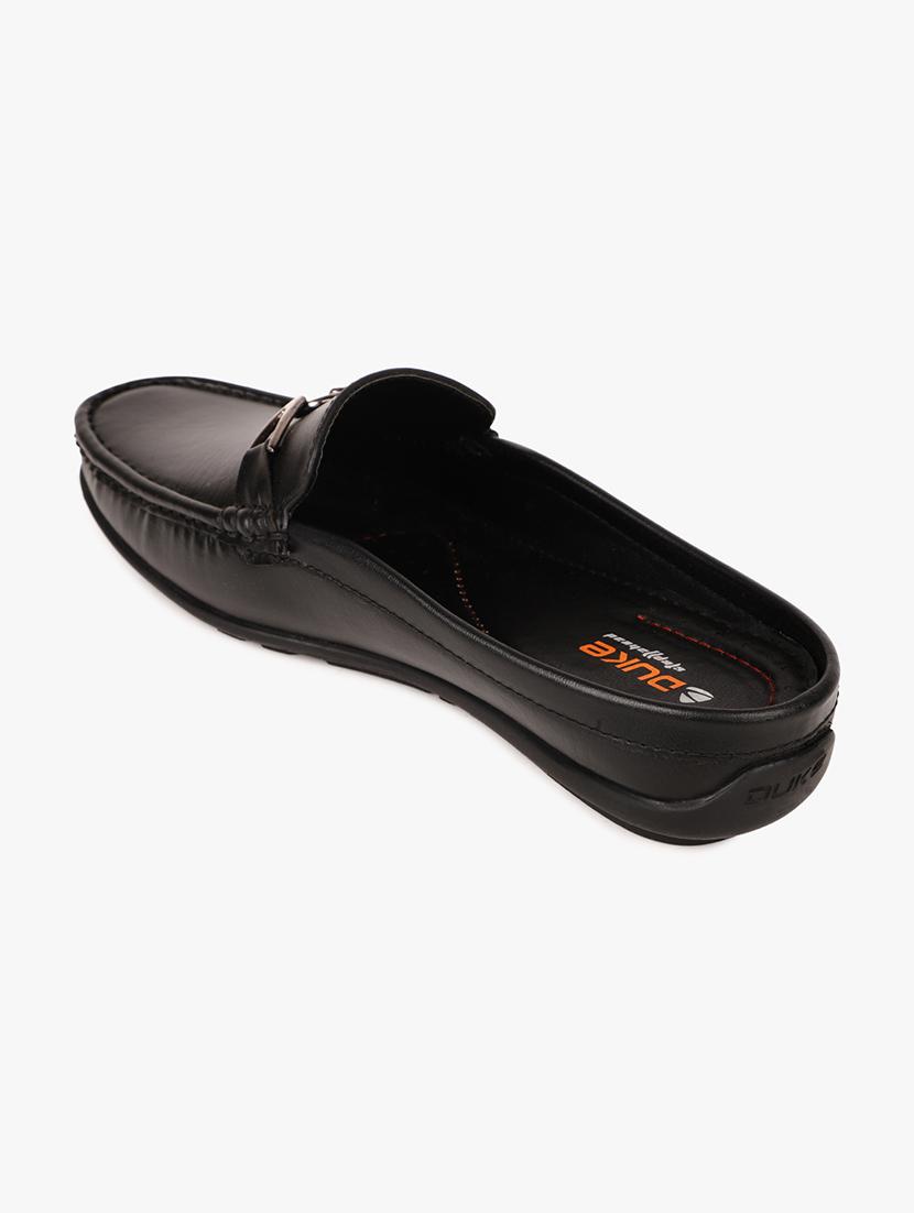 black synthetic loafers - 17499122 - Zoom Image - 3