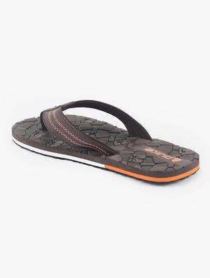 brown pu slip on flip flops - 17499154 - Standard Image - 3
