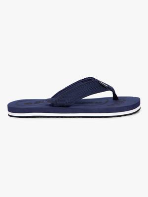 navy suede slip on flip flops - 17499174 - Standard Image - 2