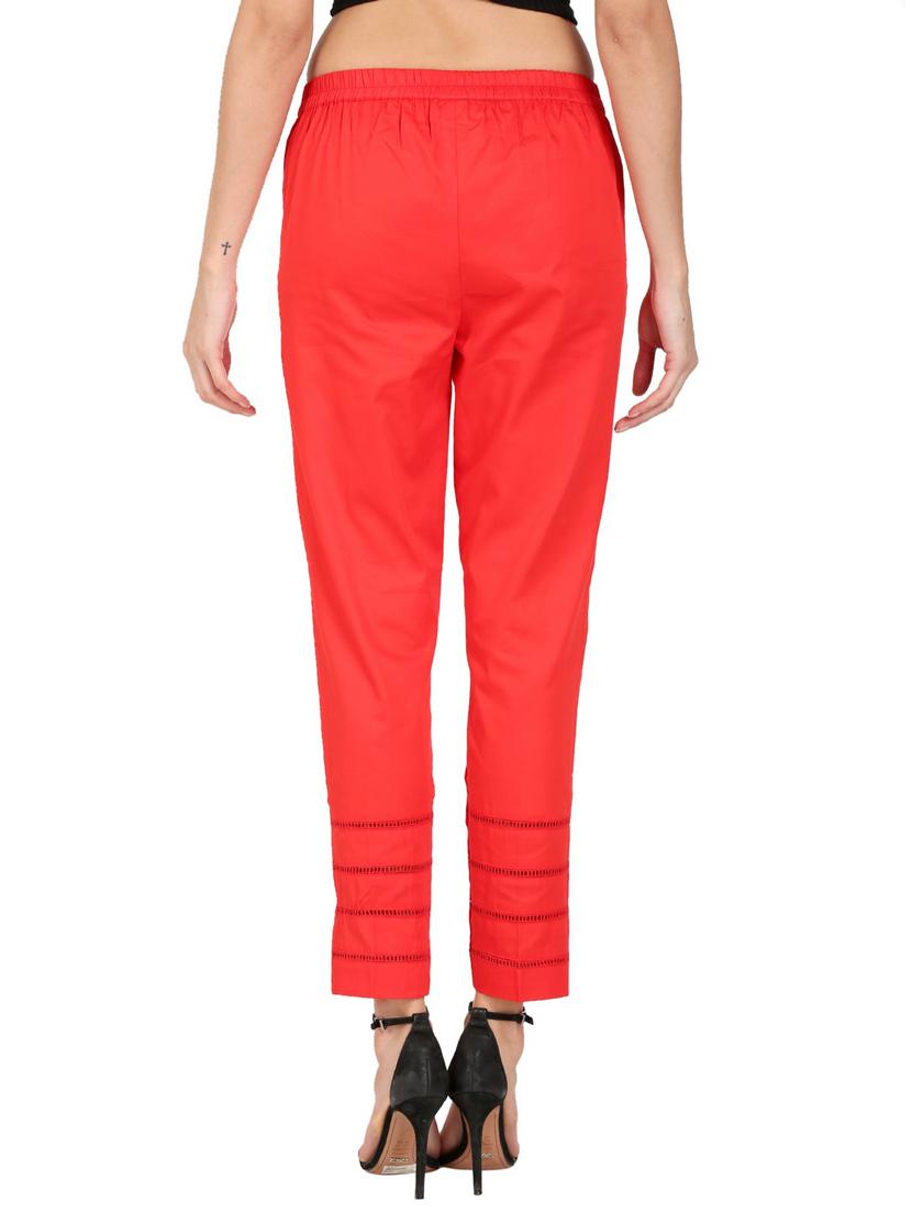 mid rise flat front trouser - 17499288 - Zoom Image - 3