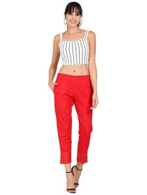 mid rise flat front trouser - 17499295 - Standard Image - 4