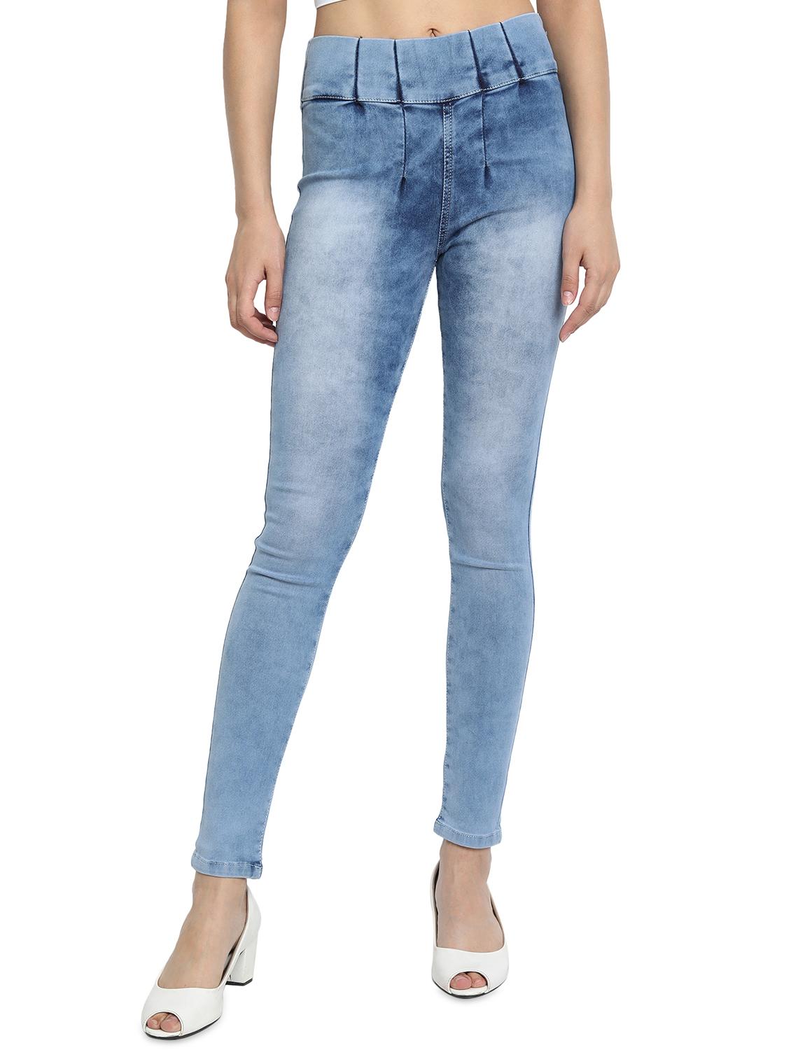 high rise stone washed jegging - 17499440 - Zoom Image - 1