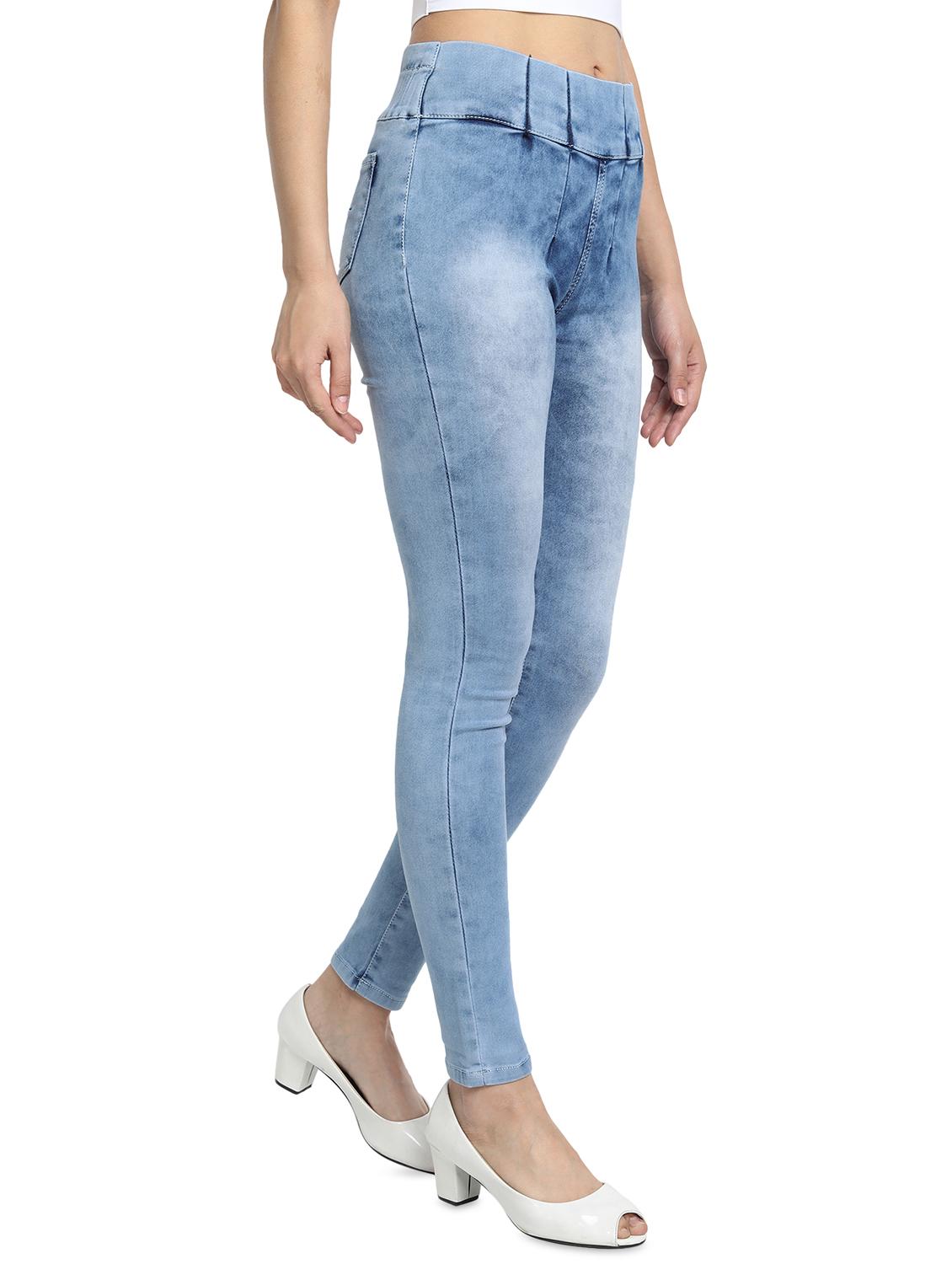 high rise stone washed jegging - 17499440 - Zoom Image - 2
