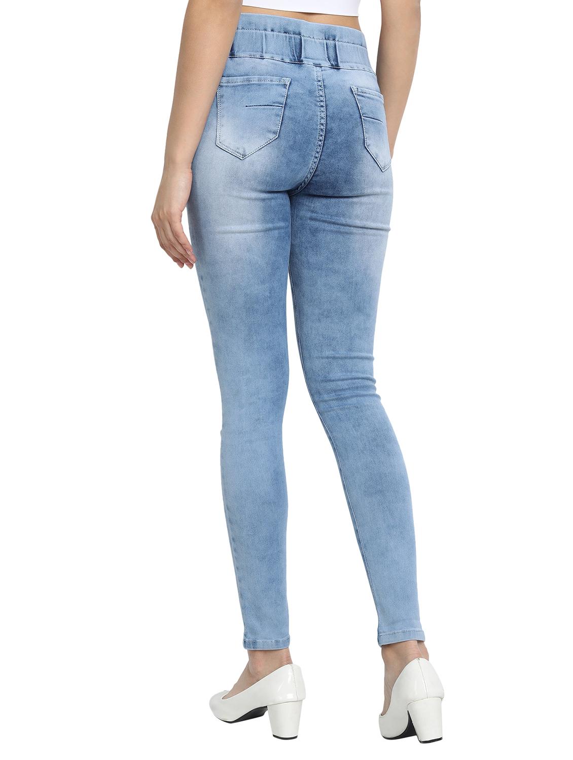 high rise stone washed jegging - 17499440 - Zoom Image - 3