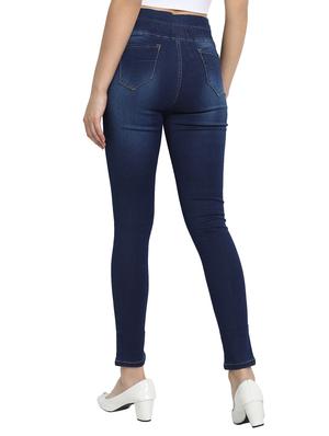 high rise stone washed jegging - 17499441 - Standard Image - 3