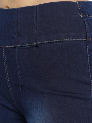 high rise stone washed jegging - 17499441 - Standard Image - 4